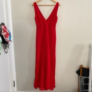 Reformation | NWOT cherry red jumpsuit